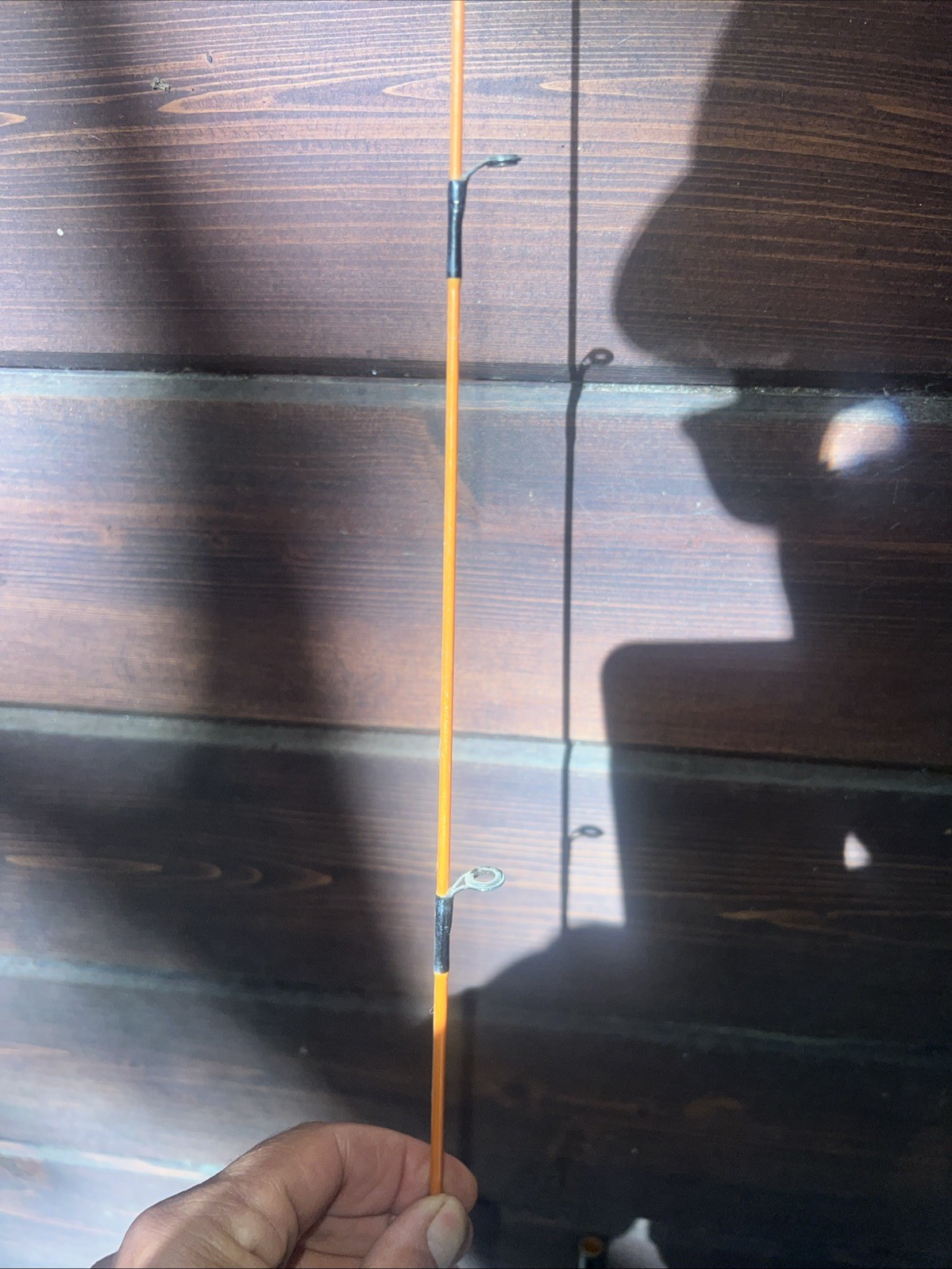 VINTAGE KENCOR SP6-2V TENLEW MAGNAGLAS 6′ 4-10 lb SPINNING FISHING ROD Excellent