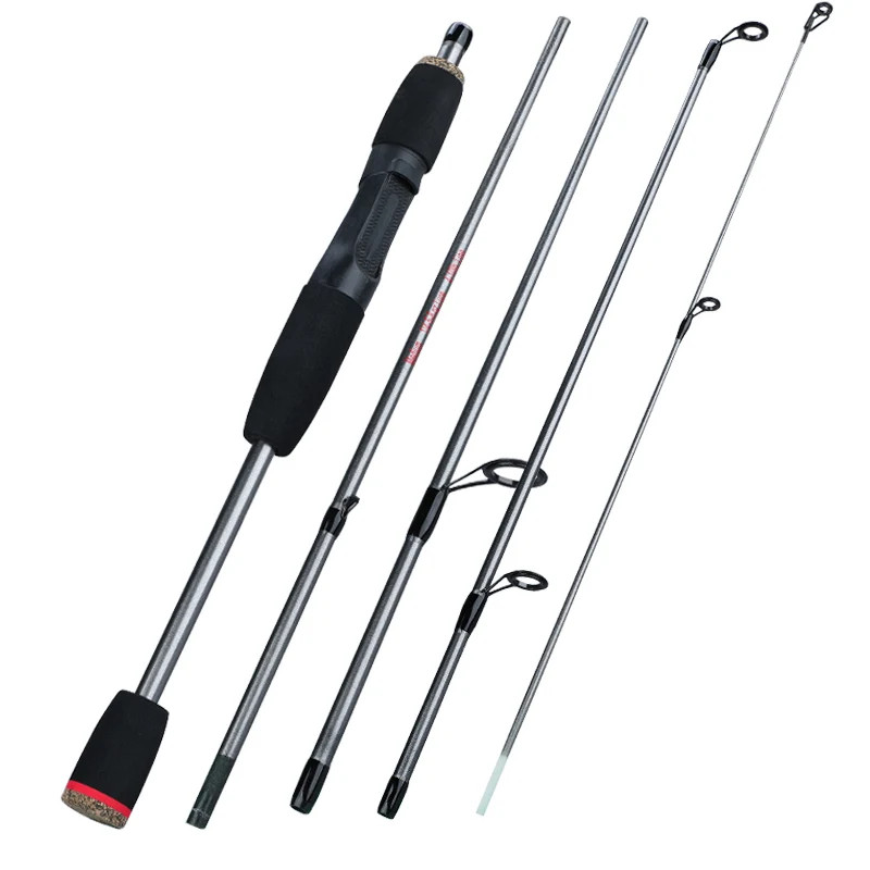 Sougayilang Spinning Fishing Combo 5 Sections Carbon Fiber Lure Fishing Rod