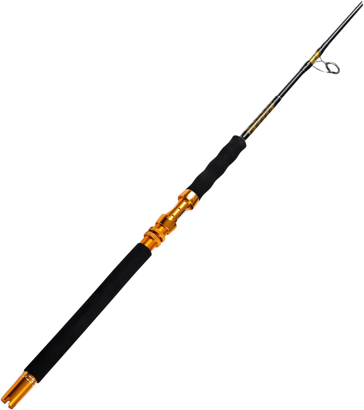 Jigging Spinning Rod Saltwater Offshore Solid Heavy Jig Fishing Pole 1PC & 2PC