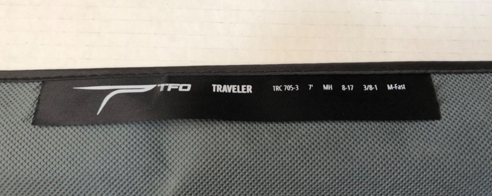 TFO Traveler TRC 705-3 7′ MH 8-17lb 38-1oz MFast Casting Rod Blue
