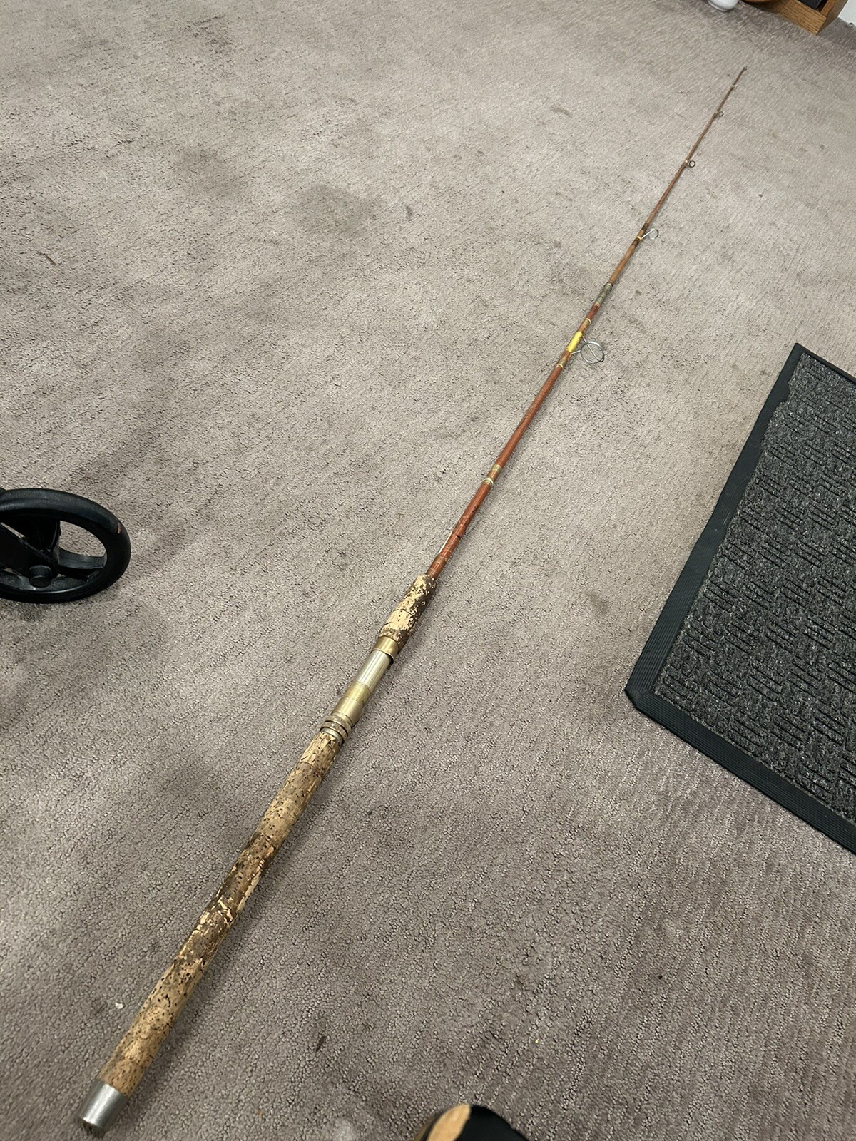 Vintage WRIGHT & McGILL Granger “Steelie” 2 Piece Spinning 8’6″ Rod Colorado US
