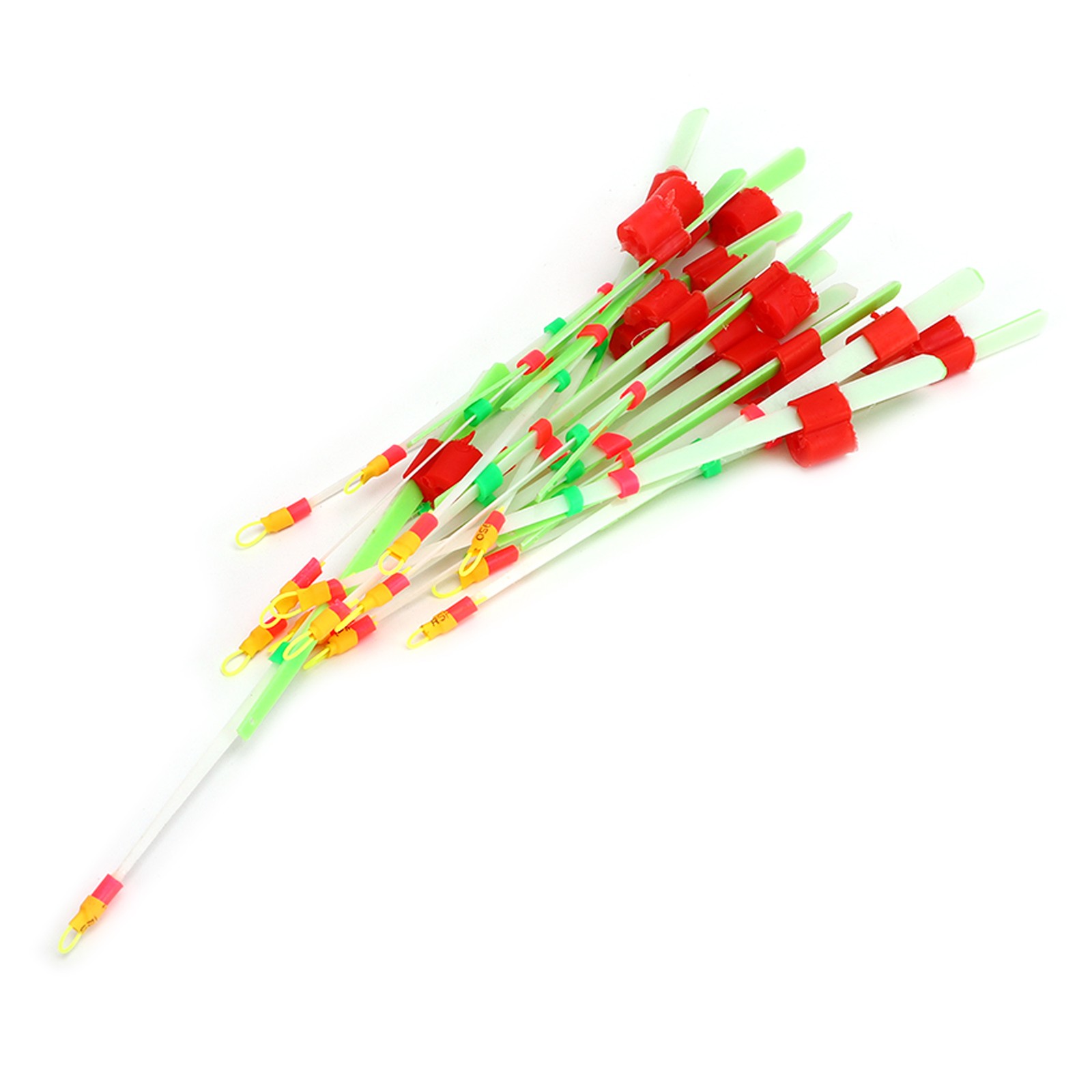 ­15 Pcs Ice Fishing Rod Top Rod Tip Winter Fishing Pole Sheet Pole End Double