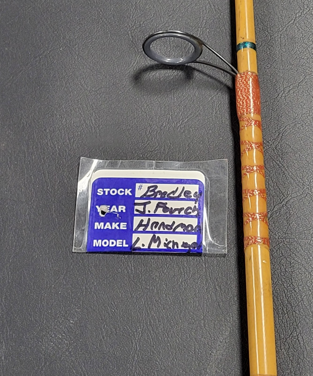 Custom Built Handmade Trolling Fishing Rod, 7 Guides, 7 ft., Foam Split Grip, EX