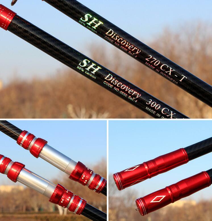 Telescopic Fishing Rod Trout Travel Rock Rod High Carbon Fiber 2.7M 3M 3.6M 4.5M