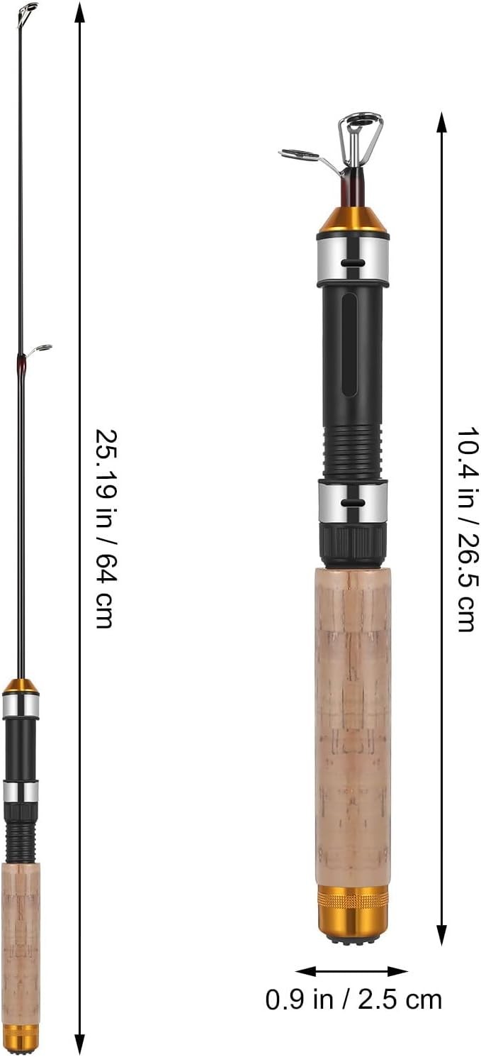 Lightweight Mini Telescopic Fishing Rod – Ideal for Trout & Bass Fishing Trips
