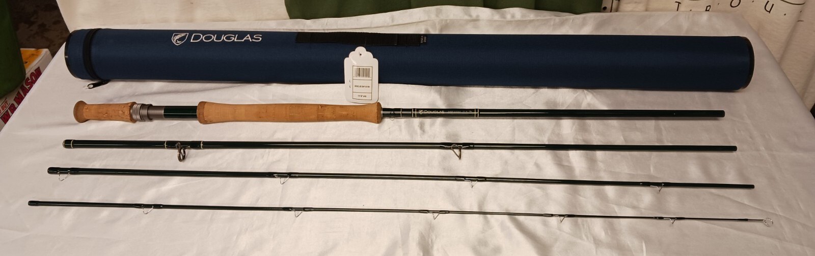 Douglas Fly Rod DHF61164-11′-6″ Graphite 4pc #6 Line New Old Stock Life Warranty