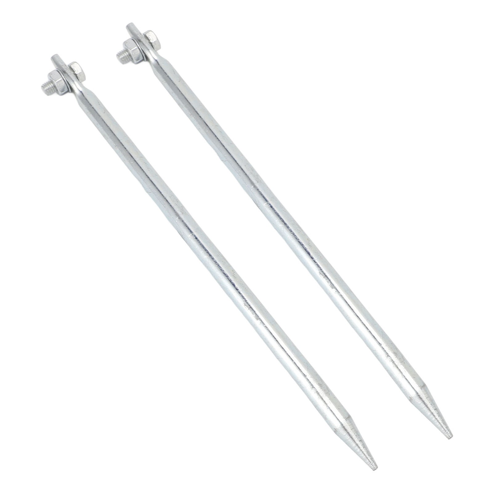 2 Pcs Ground Rods Heavy-Duty For Effective Grounding In Fences Easy To Use