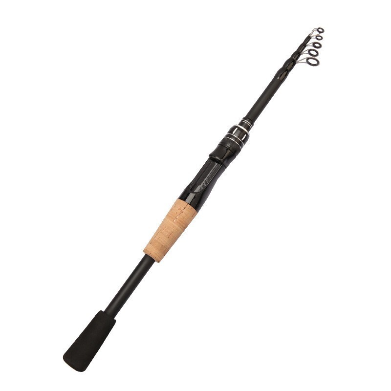 Ultra-Light Fishing Rod Carbon Fiber Spinning Casting Pole Handle Telescopic Rod