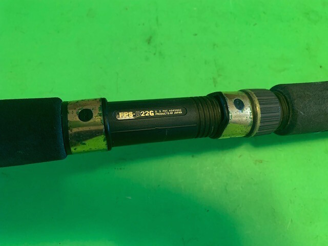 CUSTOM BUILT SABRE 6 FOOT 6 INCH 10 TO 30 POUND RATED CONVENTIONAL FISHING ROD