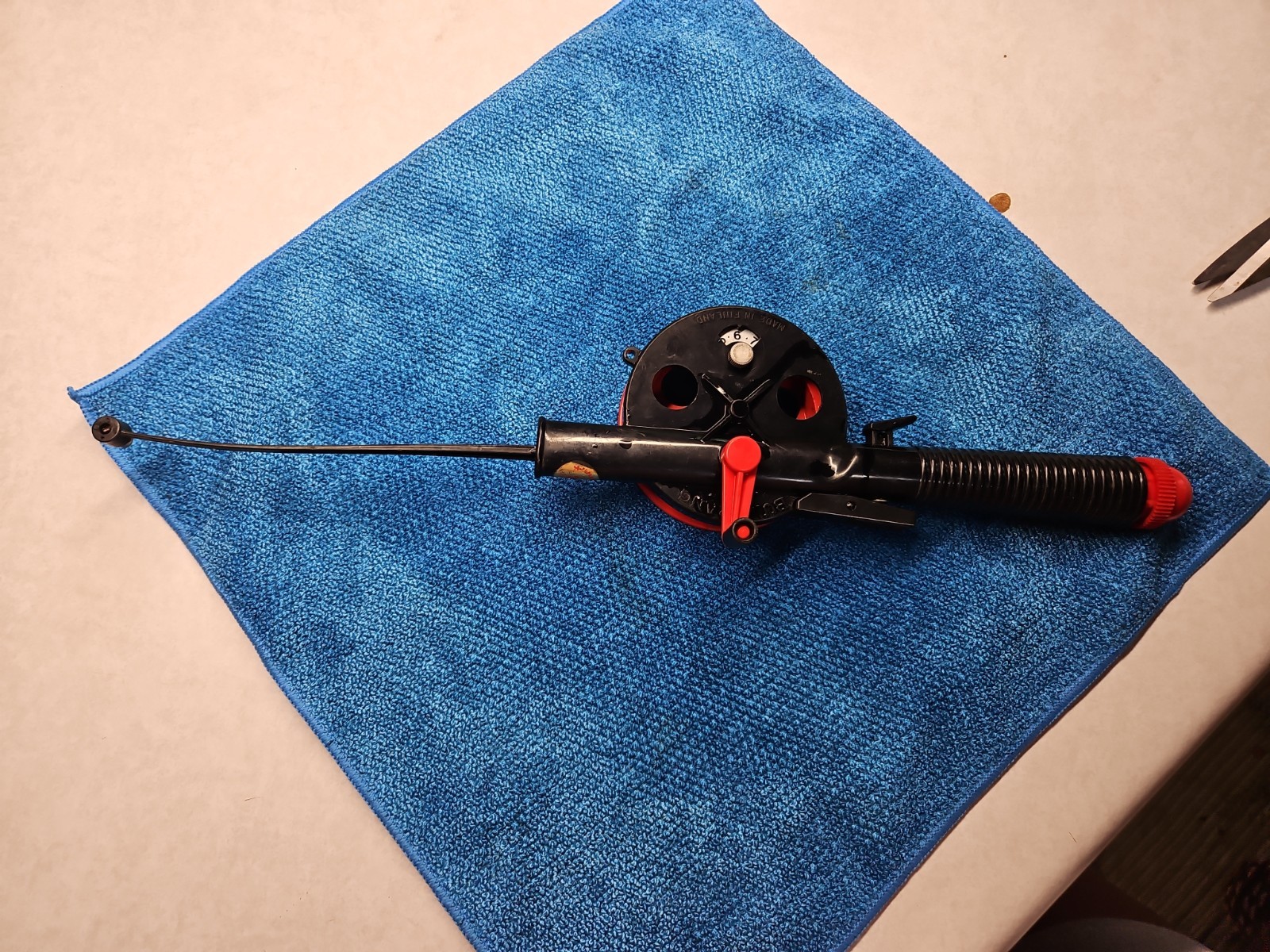 Vintage Normark Teho 2 Bumerang Thrumming Ice Fishing Rod Made in Finland parts