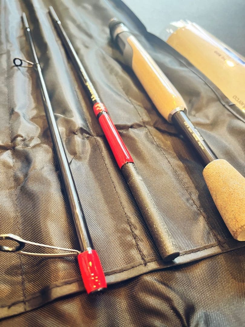 Huerco FF600-5S 5-Piece Travel Baitcast Rod, Cork Handle, 20g Max Lure JDM