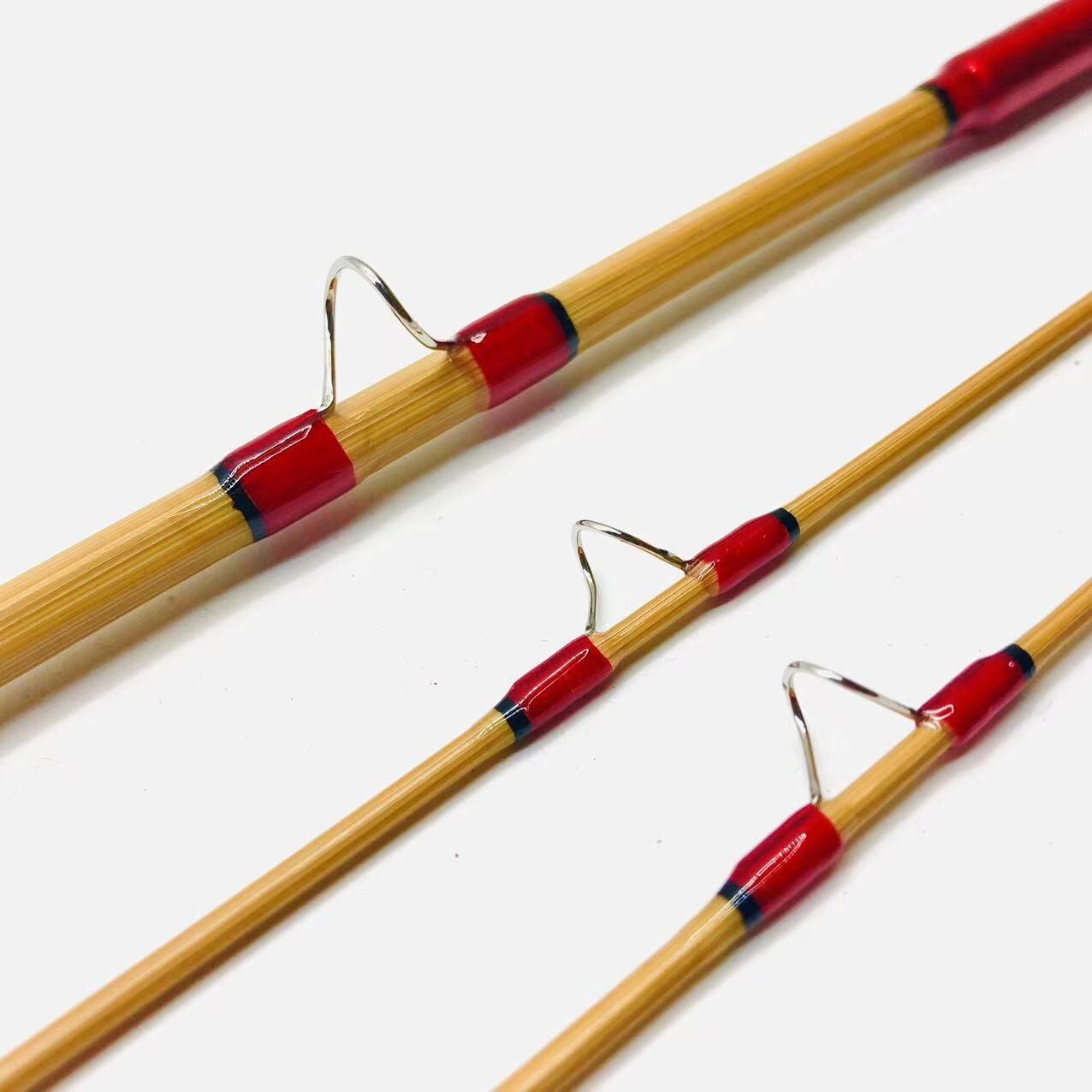 ZHUSRODS Classical Bamboo Fly Rod 7’6″~5 wt/2 Section~2 Tip/Fly Fishing Rods
