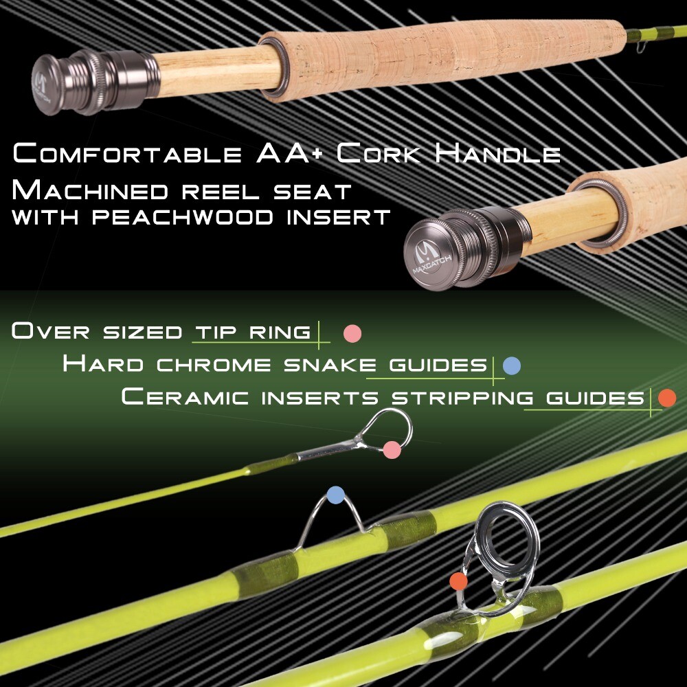Ultralite Small Stream Fly Fishing Rod Combo 1/2/3WT Rod, Reel, Line Outfit