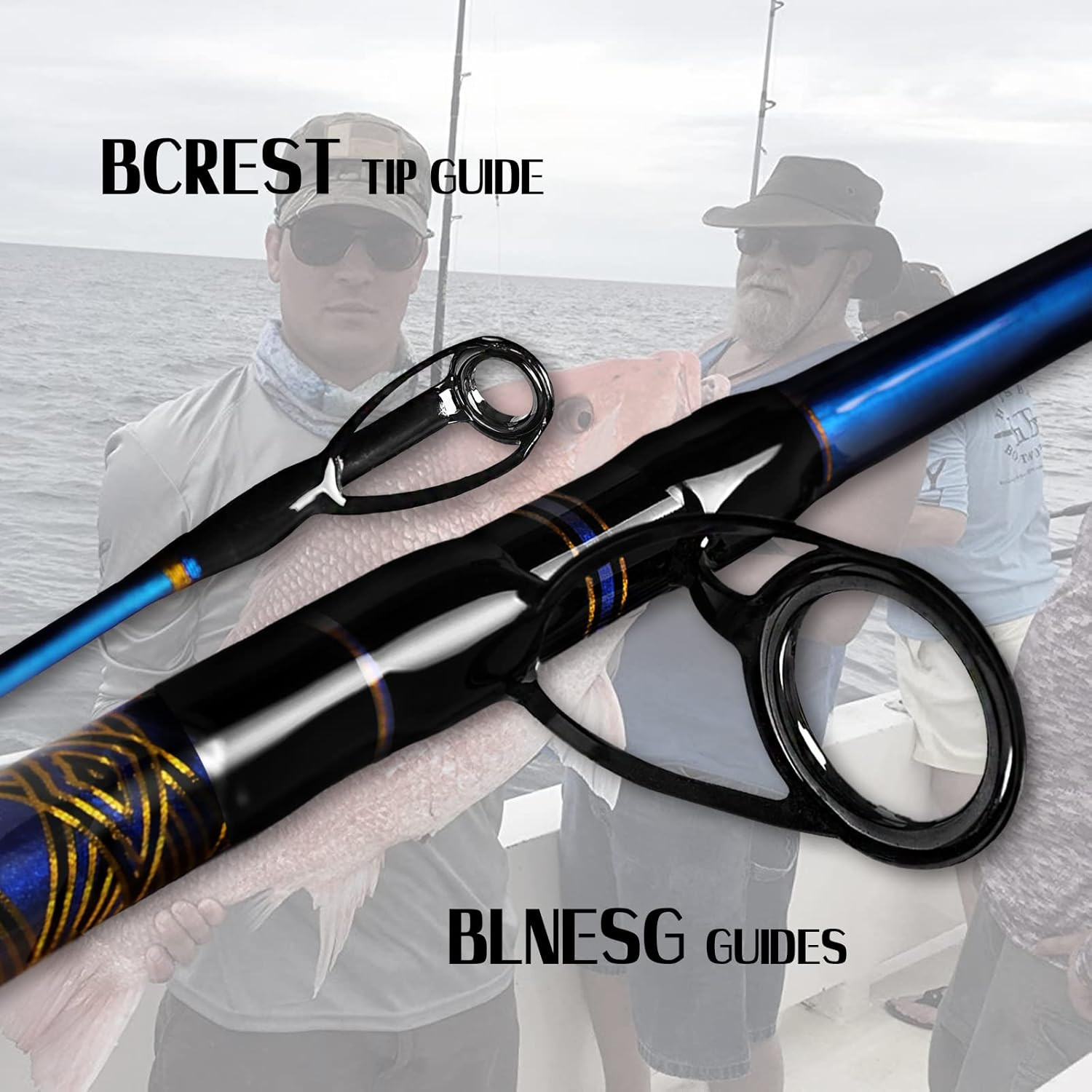 Saltwater Graphite Jig Jigging Spinning Fishing Rod Deep Sea Jig Pole