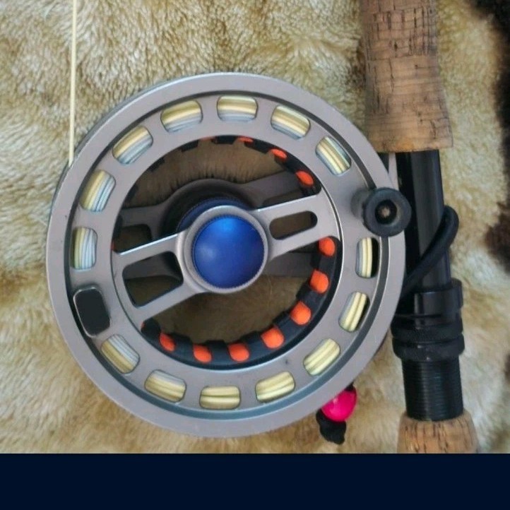 World Wide Sportsman DCV 9094 Fly Fishing Rod #9 Line Cork Handle Blue