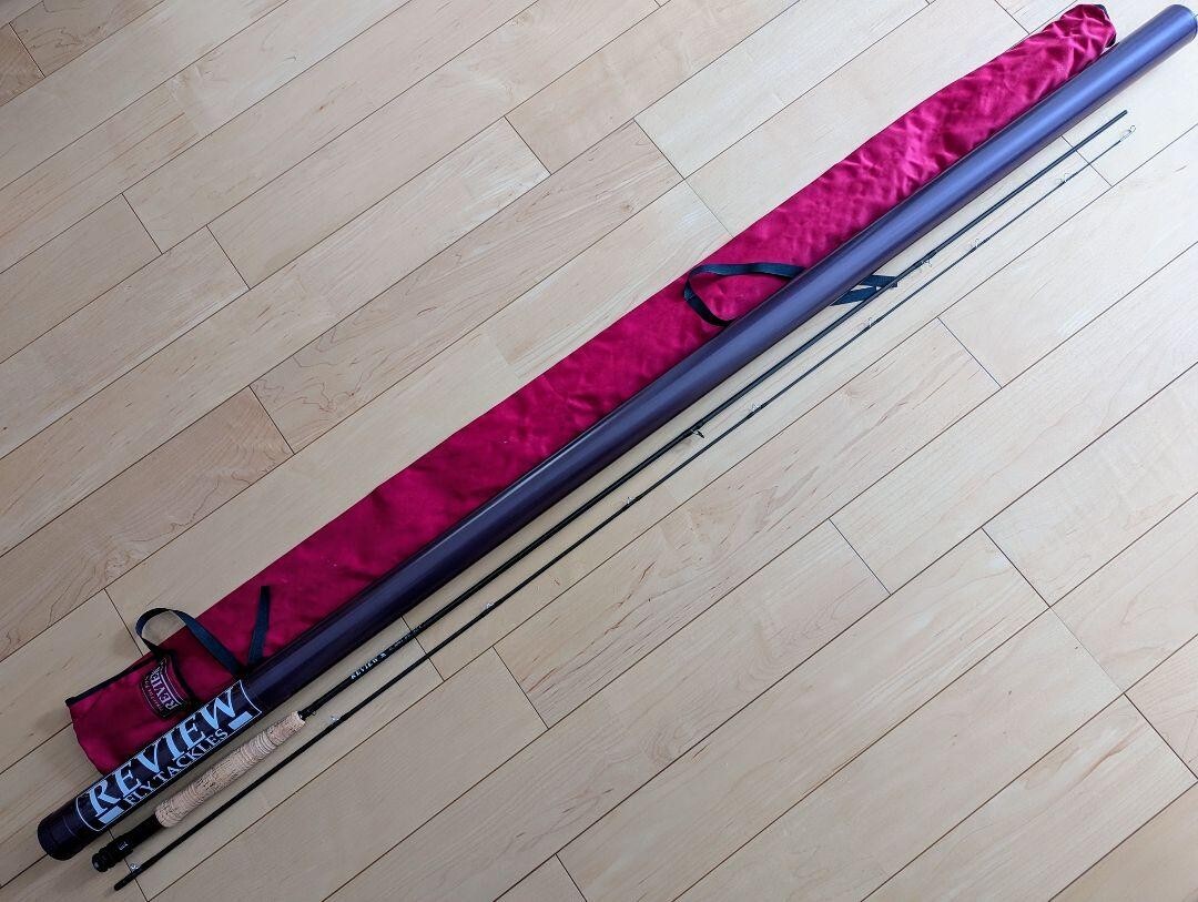 REVIEW XL 8903 8’9″ #3-4 2piece Fly Rod Fishing Good Condition F/S