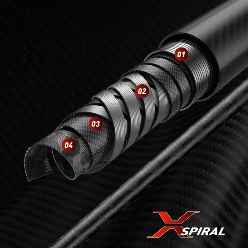 5.41FT Fishing Rod 1.65m Spinning Casting Rods Carbon Fiber Rod Lure 1.5-7g Pole
