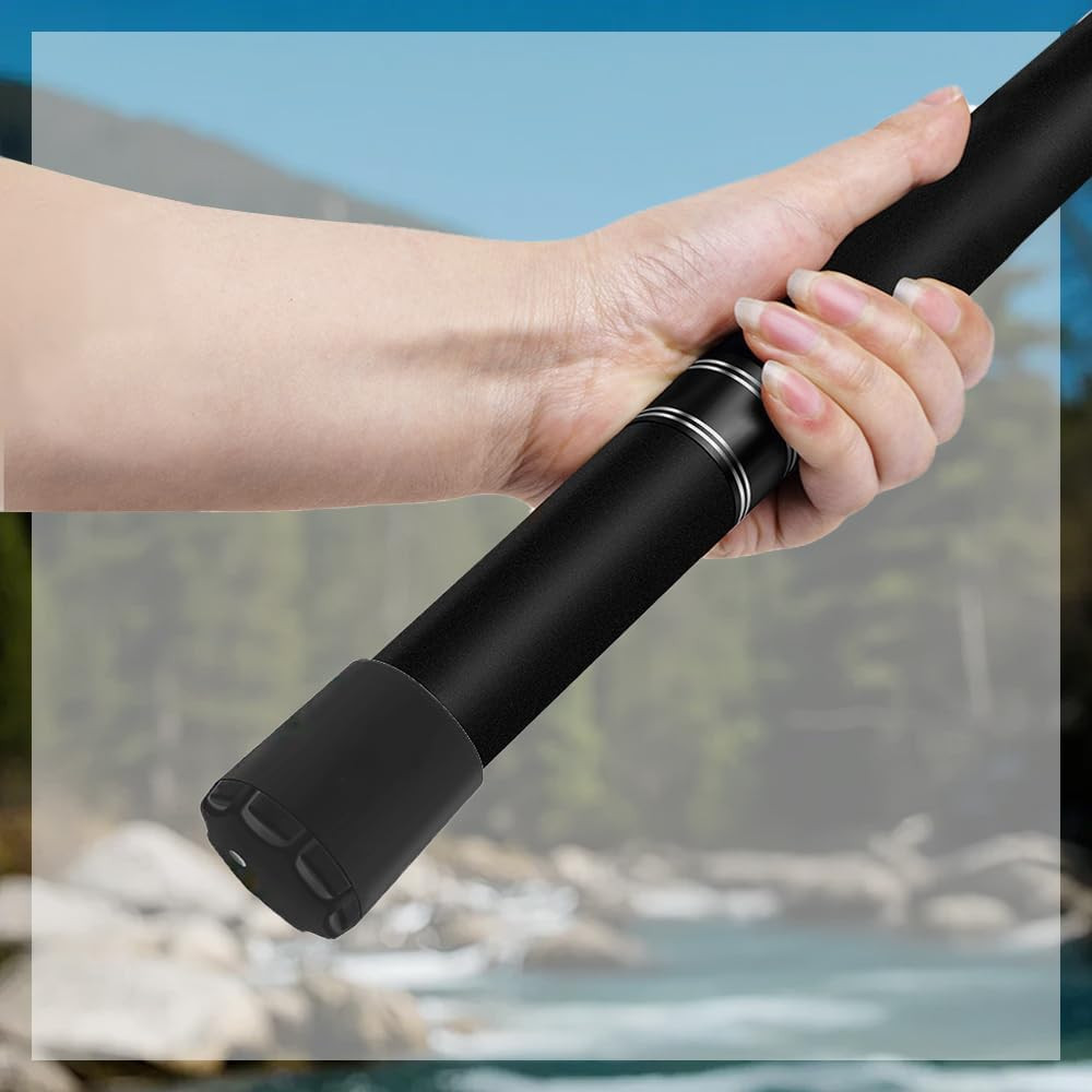 8 Pcs Fishing Rod Butt Cushion, Breathable with Drain Holes Silicon Fishing Rod