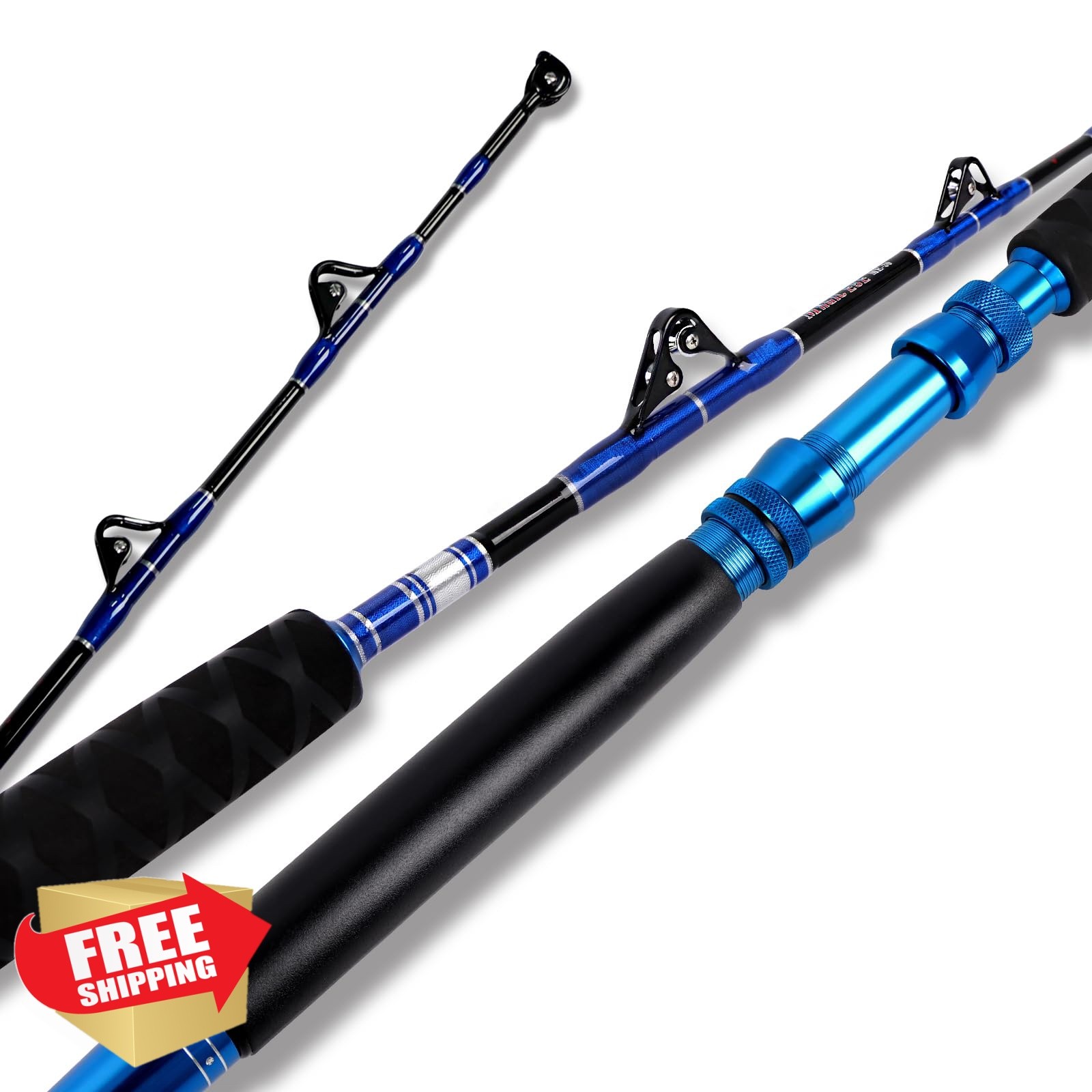 Fiblink Trolling Rod 5’6″ 50-80lb Straight Butt
