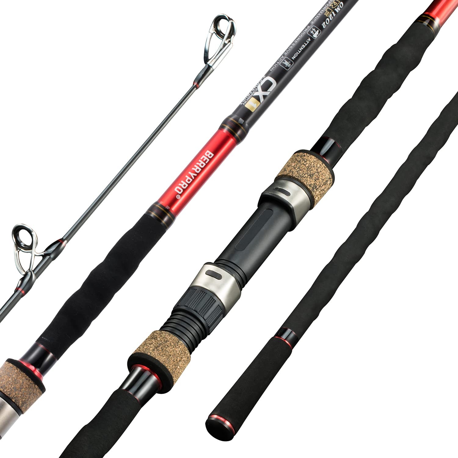 Berrypro Surf Spinning Rod Full Carbon Surf Fishing Rod Medium Action Surf Rod