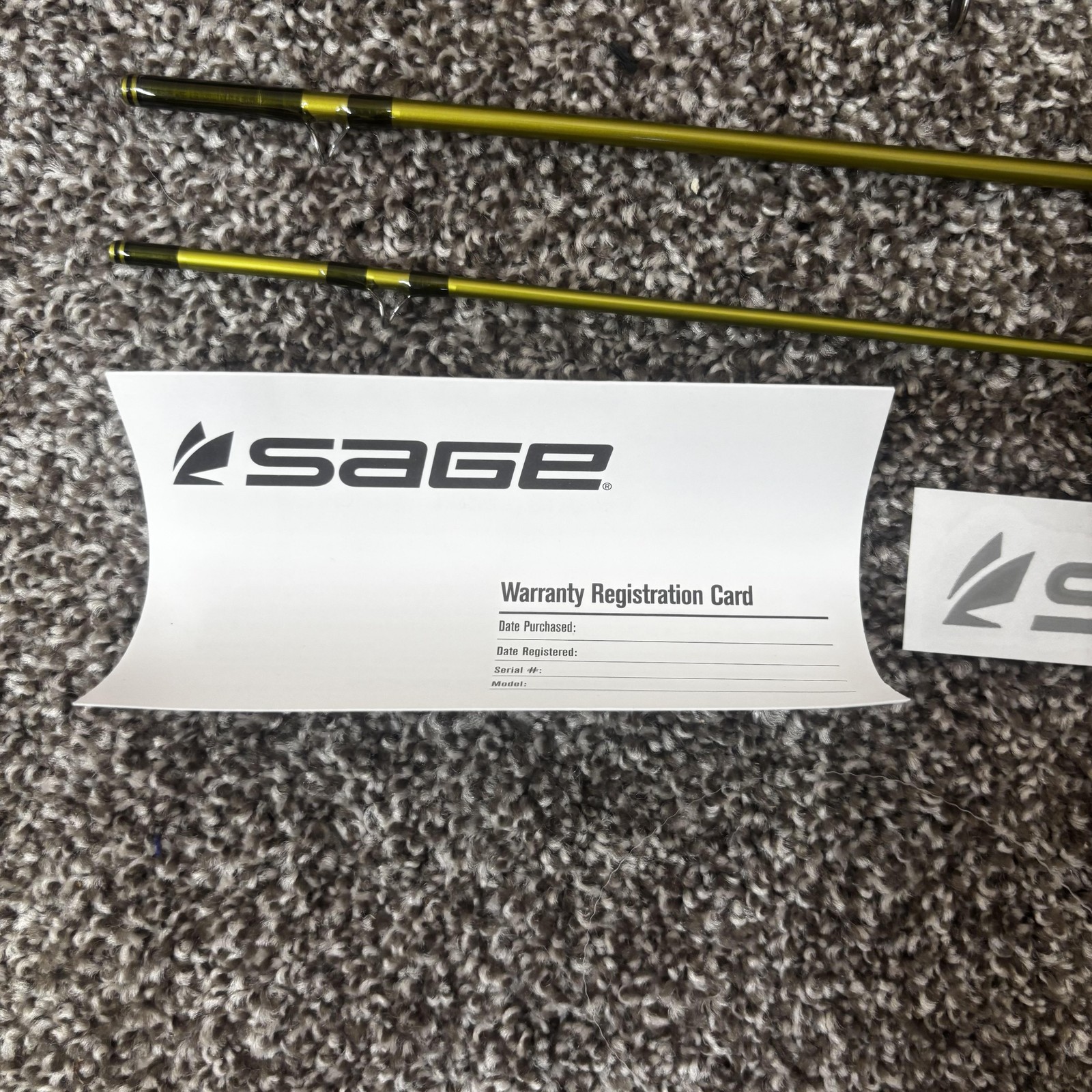 Sage PULSE 586-4 Fly Rod 8’6 5wt 4 Piece Green Graphite IIIe Fast Action Rod