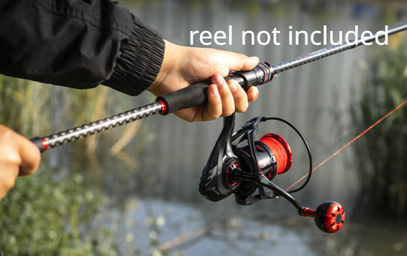 1.8M 2.1M 2.4M Fishing Rod 3 Section Poles Carbon Fiber Spinning/Casting Rods