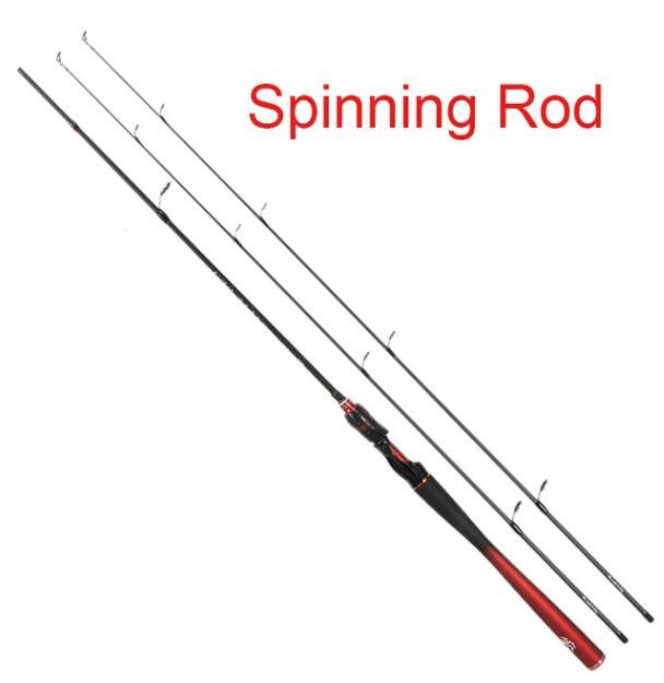 Lure Fishing Rod 1.65m 1.8m Carbon Fiber Spinning/Casting Rod Bait Wt. 4-25g Rod