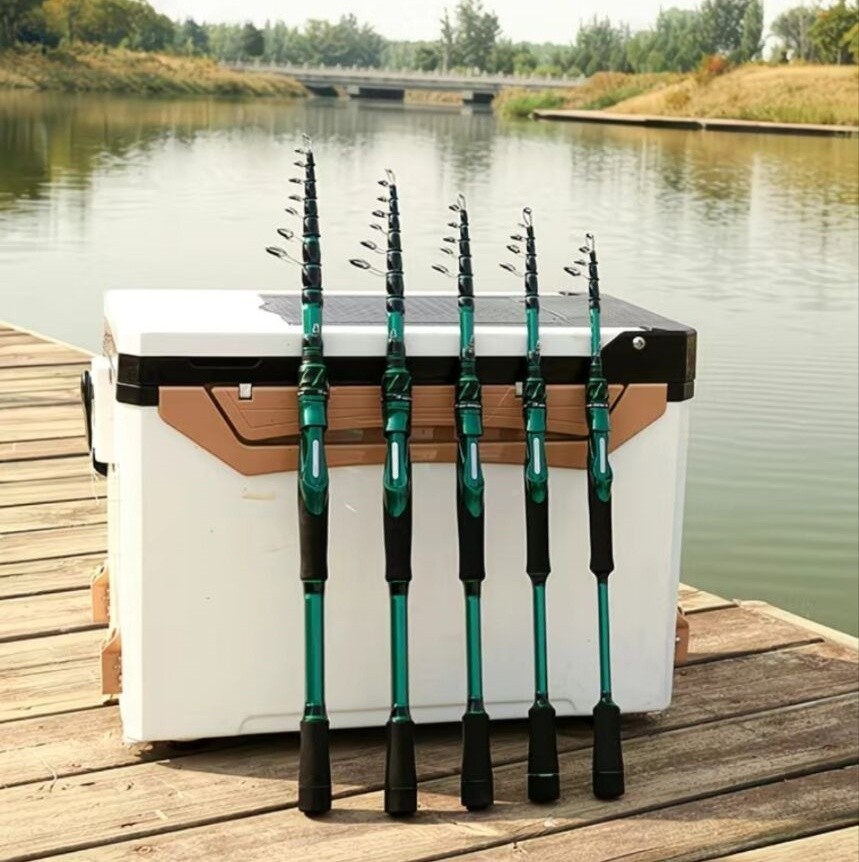 Telescopic Fishing Rod Carbon Fiber Spinning/casting Rod Fast Action Sensitivity