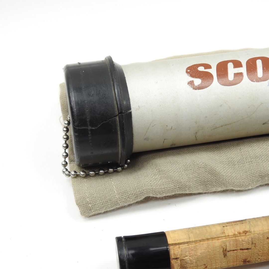 Scott Powr-Ply Fiberglass Fly Rod. 7’ 6” 5wt. F-75. 5-Piece. W/ Tube and Sock.