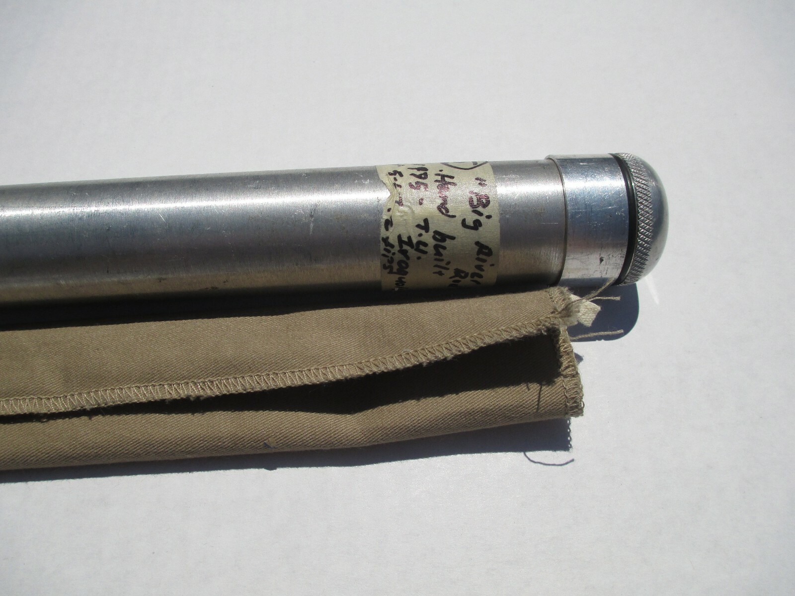 Rare Custom Big River Fly Fishing Rod Custom 2 Piece 5-6-7 Weight 9′ w Tube NICE