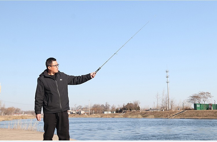 Telescopic Spinning Casting Rod 1.5m/1.68m/1.8m Portable Travel Rod Carbon Fiber