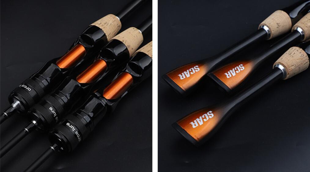 Trout Fishing Rod 1.53M 1.68M 1.8M Portable Carbon Fiber Spinning Casting Poles
