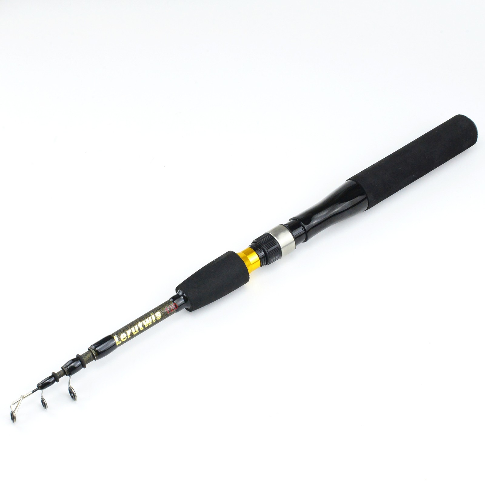 Carbon Fiber Telescopic Ice Fishing Rod Saltwater Portable Spinning Pole