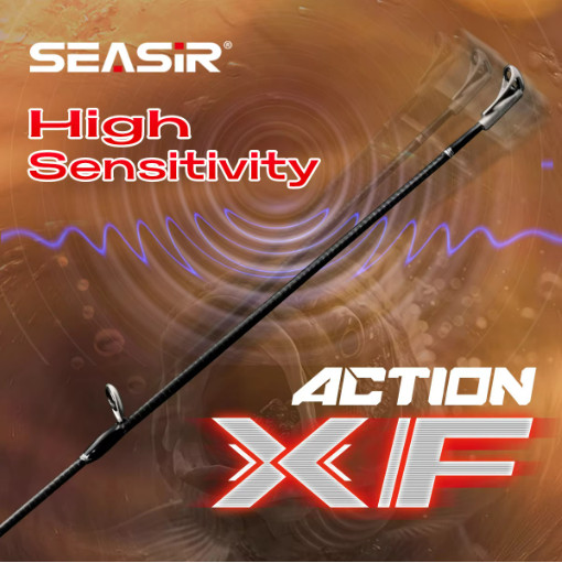 Seasir Salminus XF Travel Fishing Rod 4 Piece Spinning Casting