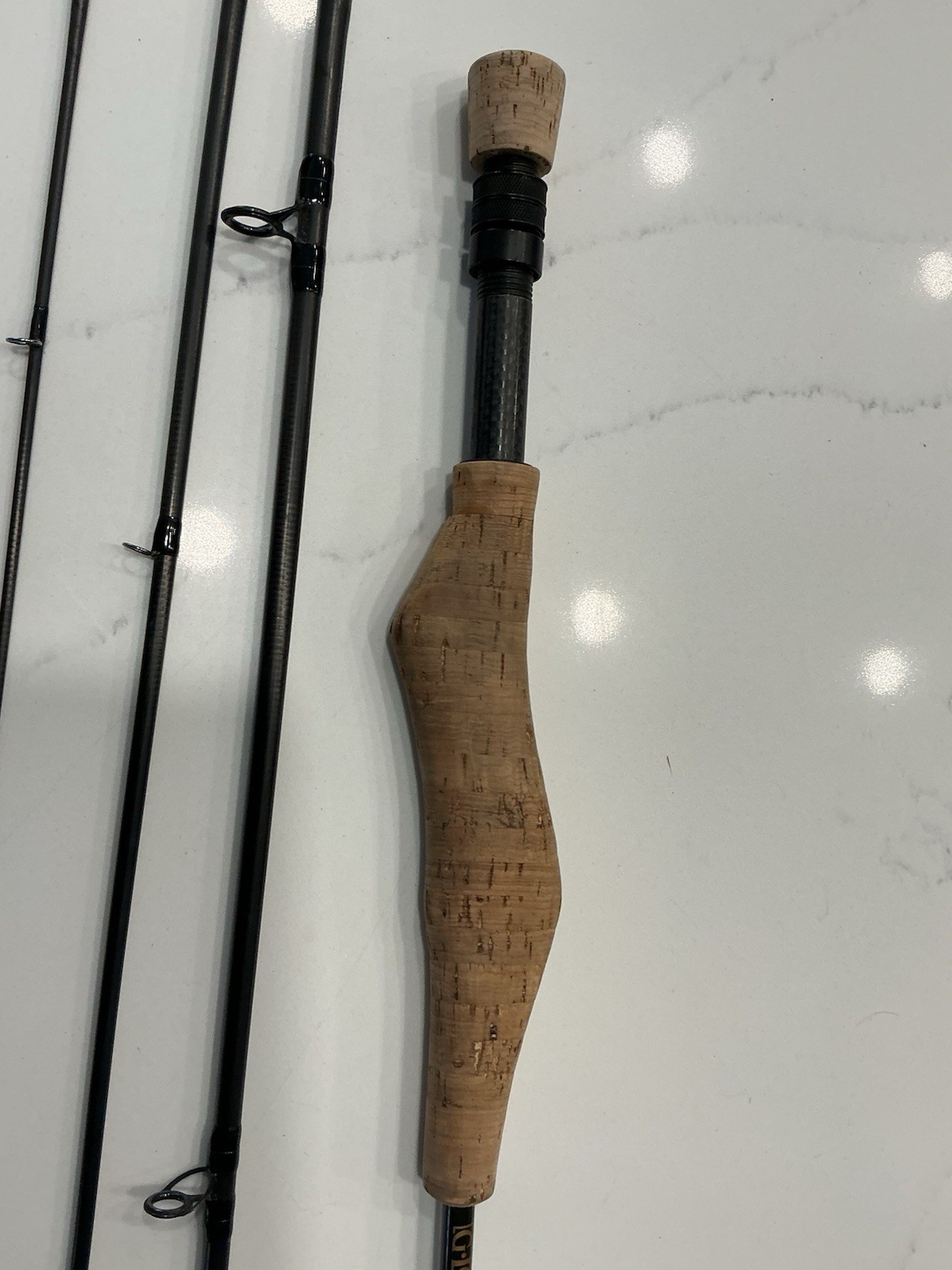 G. Loomis GLX FR1089-4 9′ 9wt 4pc Fast Med Graphite Fly Rod Cork Black