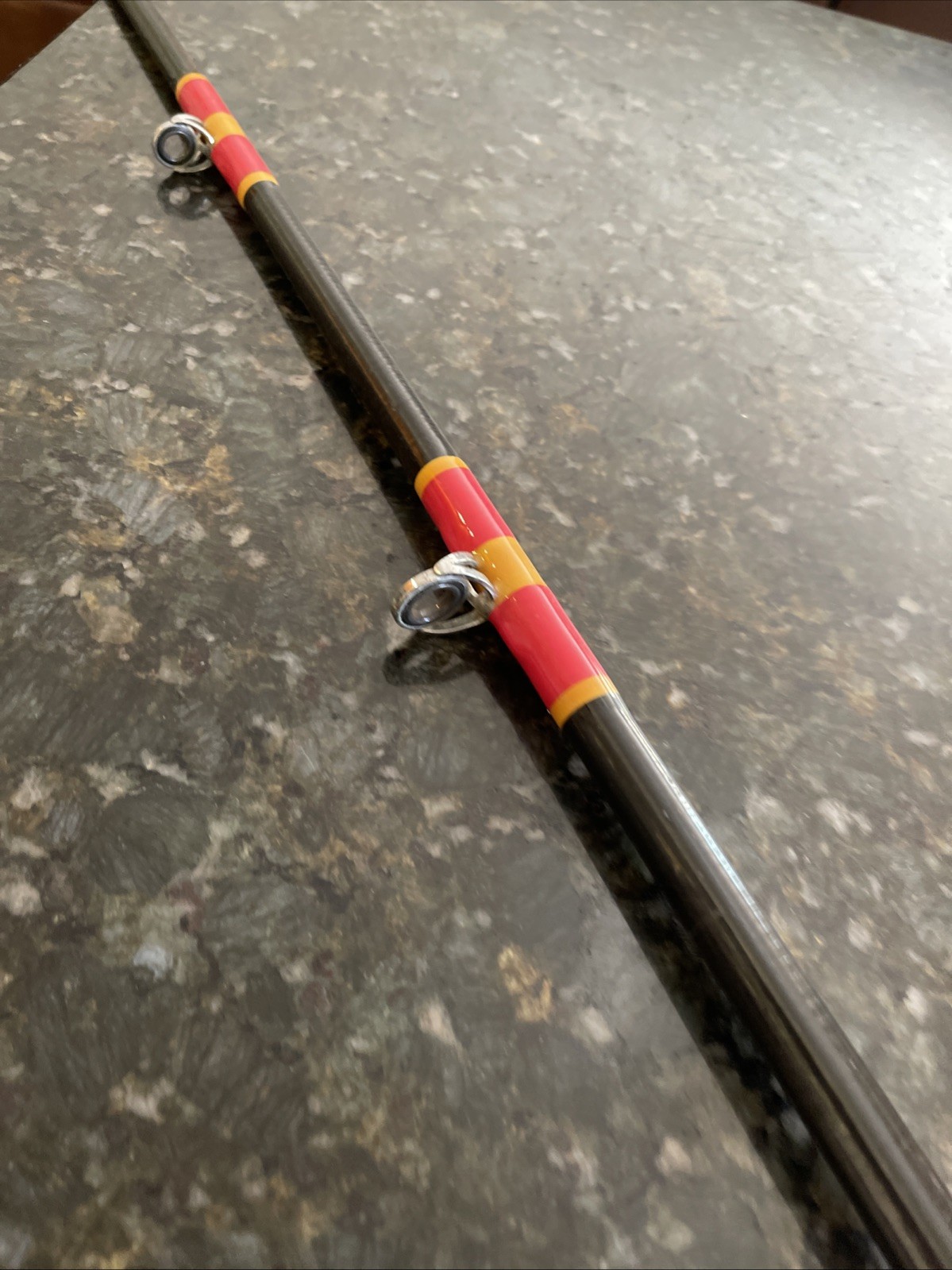 shakespeare ugly stick 7’8” custom salt H20 Heavy Fuji Reel Seat Vtg 7 Guide 1pc