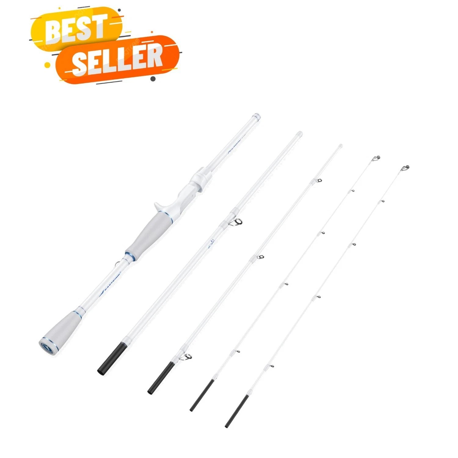 Centron Lite Travel Fishing Rods, Portable 4/5 Piece Spinning & Casting Rods,…