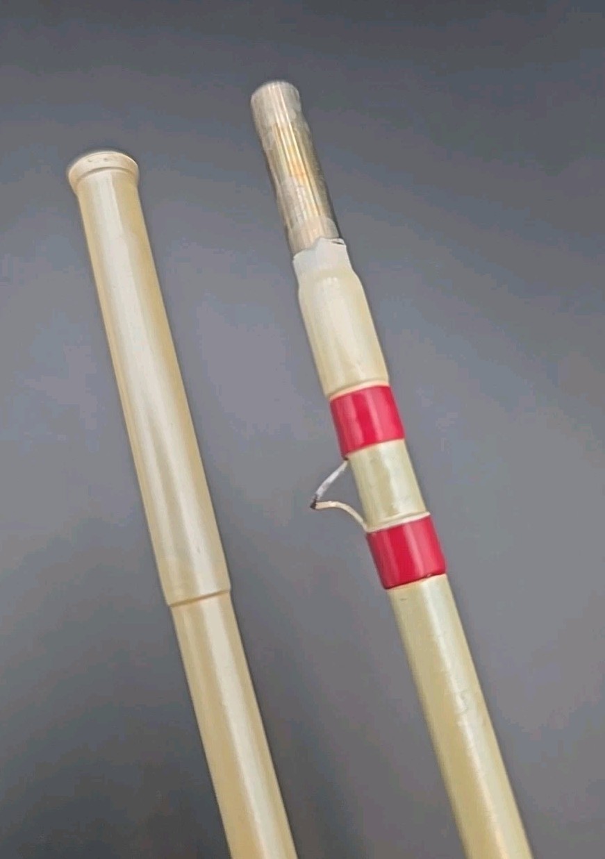 Outstanding Union Hardware Pearl 8 1/2′ metal fly rod