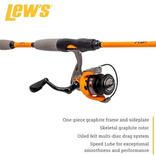 Lew’s Hypersonic Spinning Reel Rod Combo IM6 Graphite 5.1:1