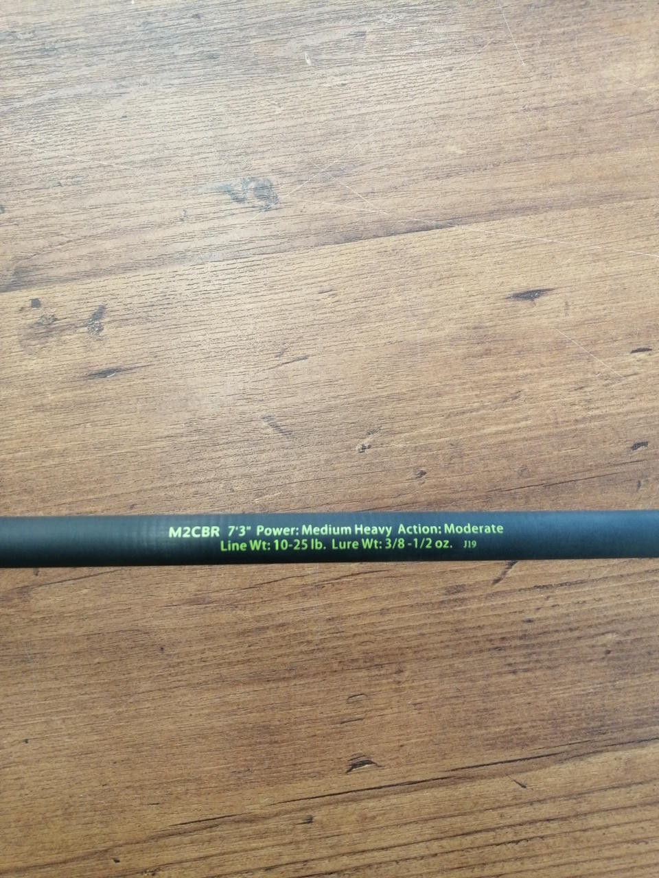 Lew’s Mach 2 M2CBR7’3″ Bass Fishing Rod 10-25lb, 1/2-3/8oz, Medium Action