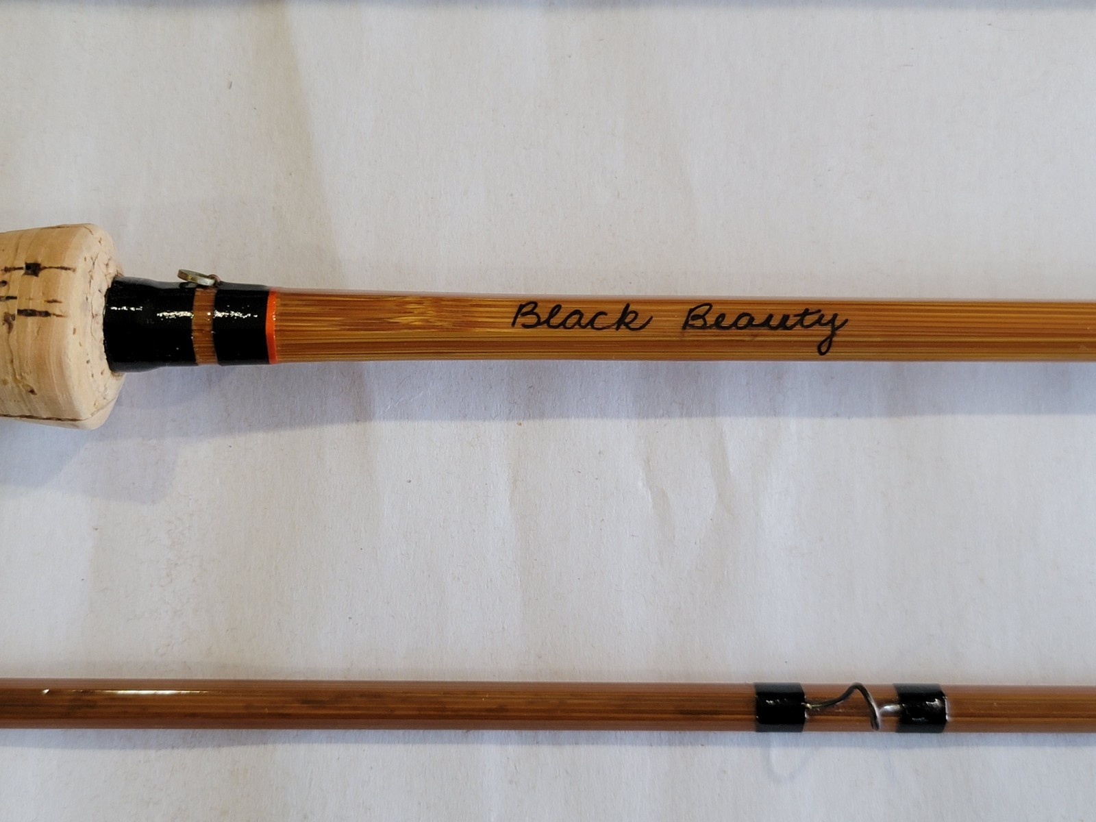 Heddon #17 “Black Beauty”, 7’6″, 3/3, 1 3/4F, 4/5wt Bamboo Fly Rod