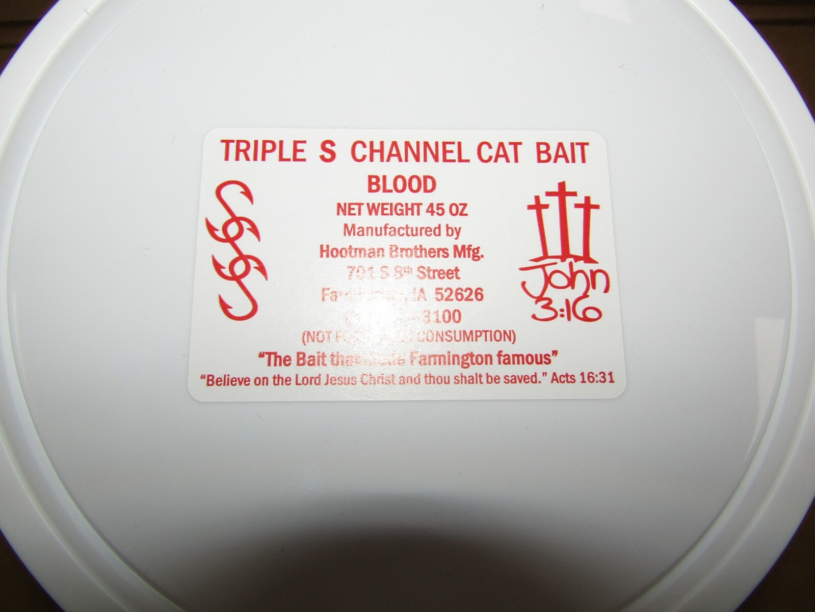 2 PAILS TRIPLE S CATFISH BLOOD DIP BAIT, (FORMALLY SONNYS SUPER STICKY) 45OZ EAC