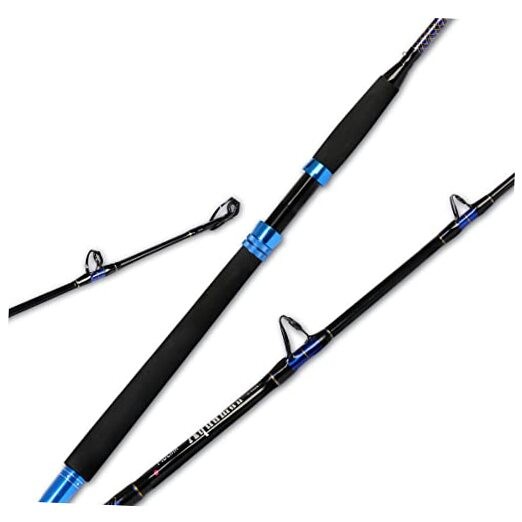 1-Piece Saltwater Offshore Boat Rod – Graphite Spinning Fishing Rod