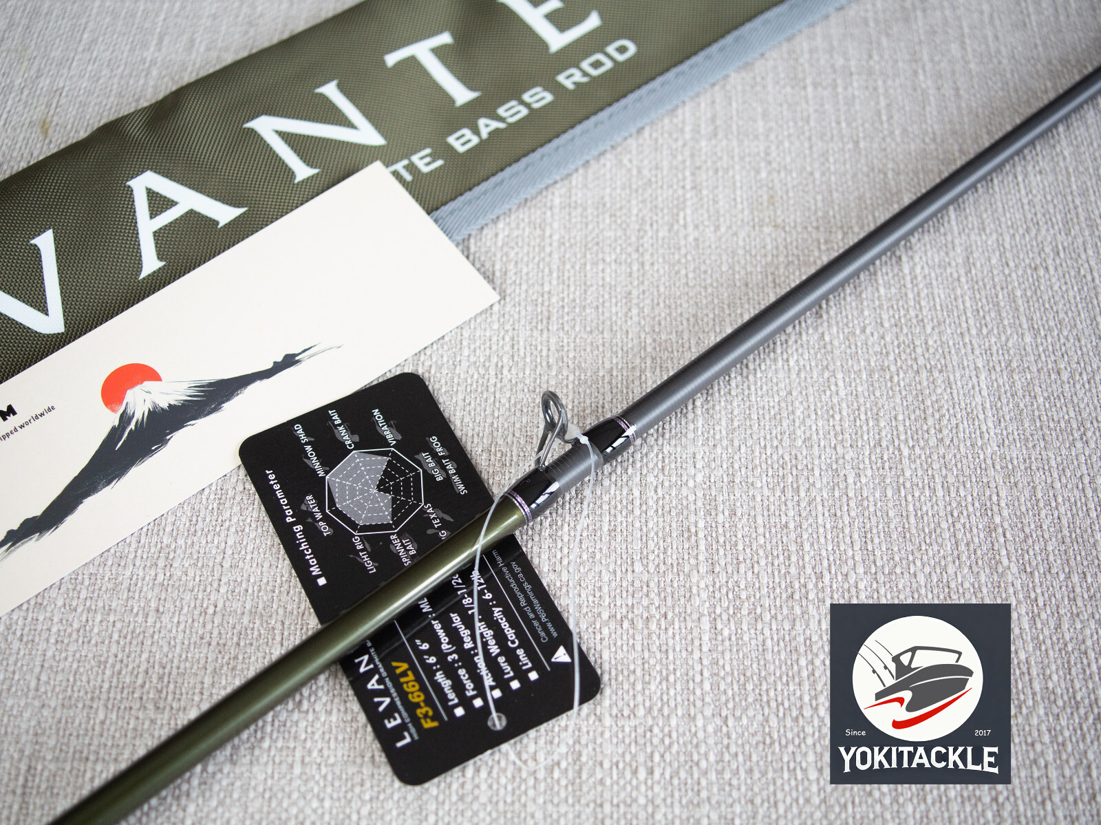 Megabass LEVANTE JP F3-66LV Baitcasting Rod Shipping from JAPAN