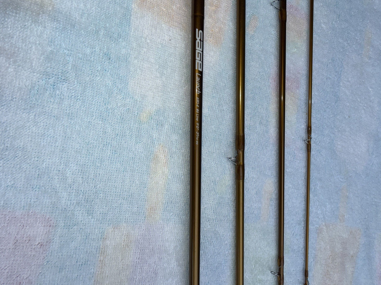 Sage Launch 690-4 Fly Fishing Rod. 9’ 6 Wt. W/ Tube.