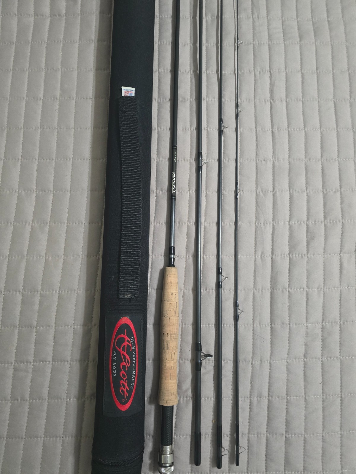 Scott A2 9′ 4WT 4-Piece Fly Rod – Mint Condition