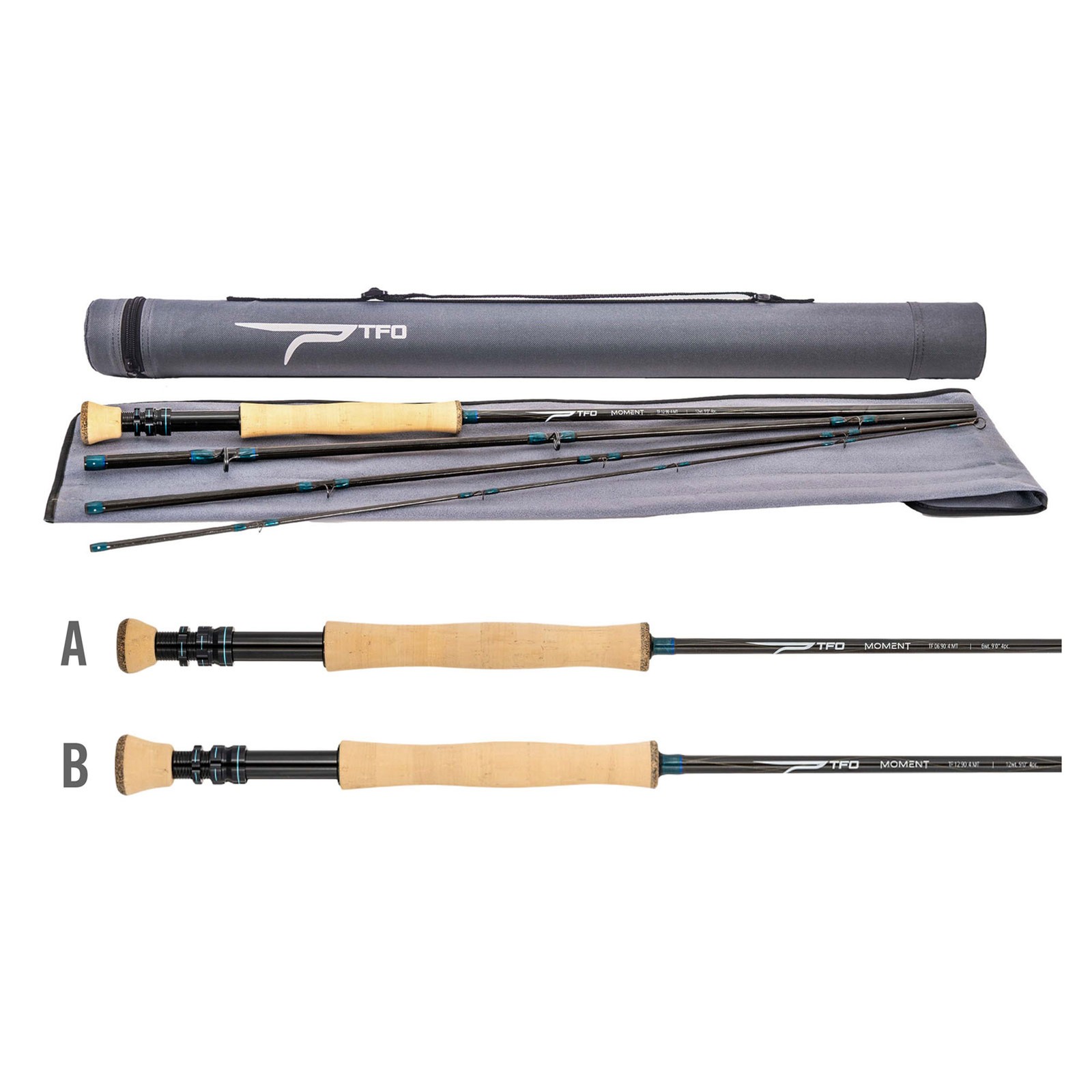 TFO Moment 11wt 9ft 4pc Fly Rod With Case (TF-11-90-4-MT)