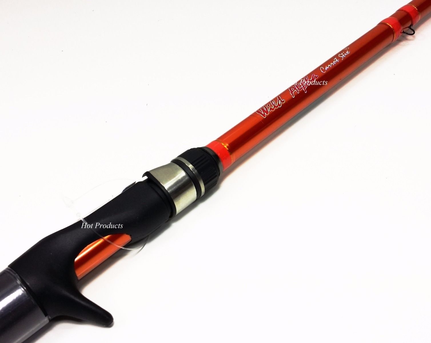 QTY 2- 7′ MEDIUM CASTING Carrot Stix ALPHA ORANGE Bass Fishing Rod CWA701M-M-C