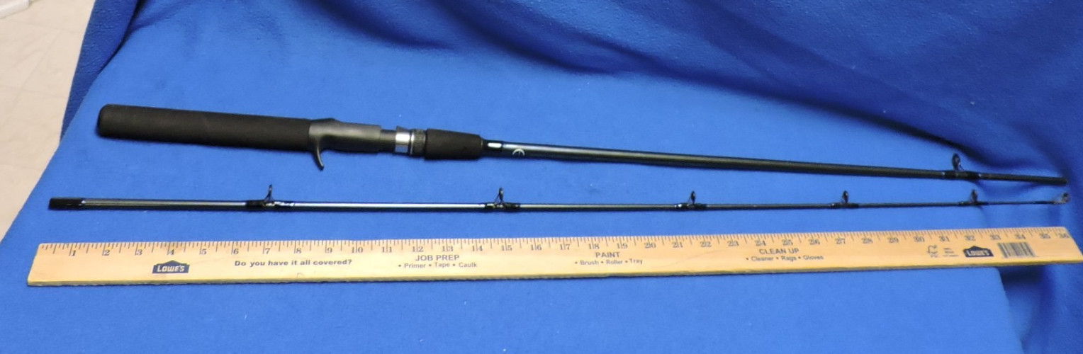 Shimano FX60MB-2pc 6ft Medium Fast Spinning Rod Great used Condition