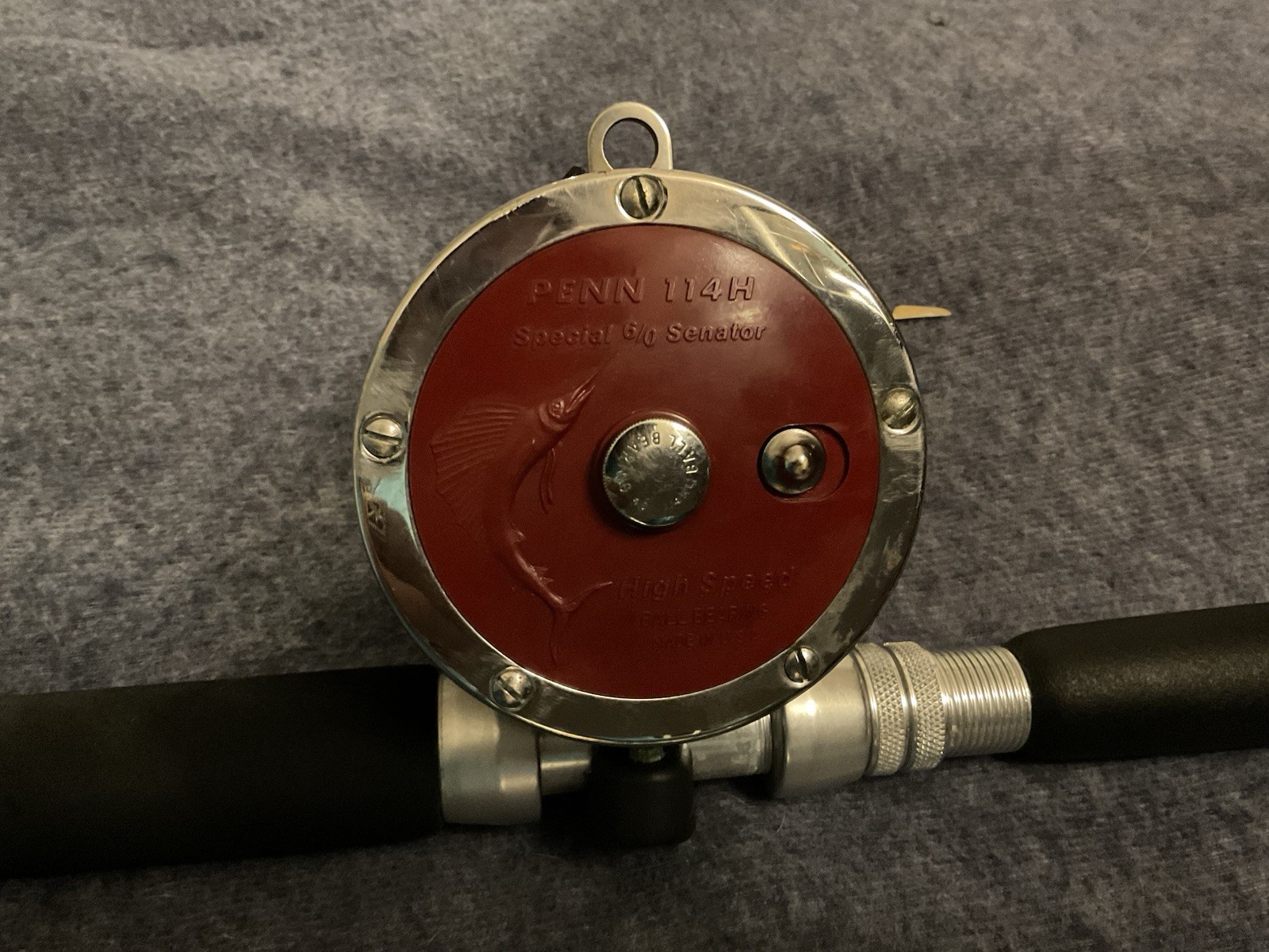 Custom Tournament Rod By “Lott Bros” Pro Anglers 3’ 5” W/ Penn Senator 114H1